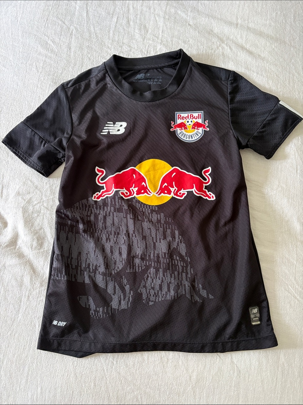New Balance Women’s Black Red Bull Soccer Bragantino Jersey